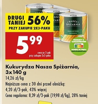 Kukurydza Nasza spiżarnia promocja