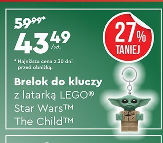 Brelok do kluczy z latarką Star Wars The Child promocja w Biedronka