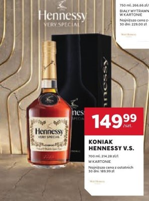 Koniak V.S. 0,7 l Hennessy promocja w Stokrotka