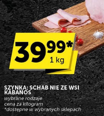 Szynka Schab nie ze wsi Kabanos promocja w ABC