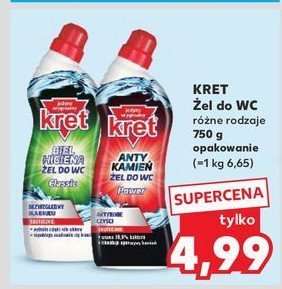 Żel do wc power Kret promocja