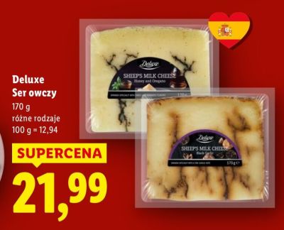 Ser Deluxe owczy różne rodzaje promocja w Lidl
