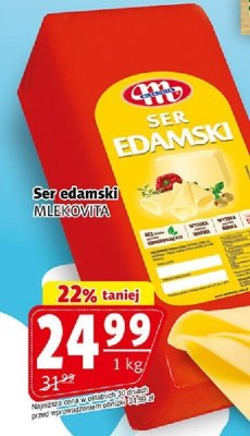 Ser Ser edamski Mlekovita promocja w Prim Market