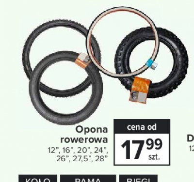 Opona rowerowa 26" promocja