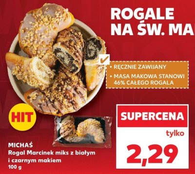 Rogal Marcinek miks z białym i czarnym makiem promocja w Kaufland