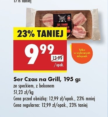 Ser ze speckiem Czas na grill promocja