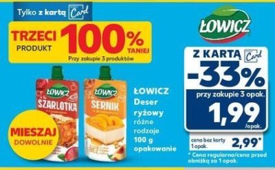Deser sernik Łowicz promocja