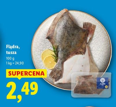 Flądra, tusza promocja w Lidl