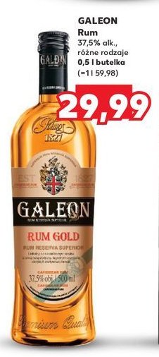 Rum Galeon gold promocja
