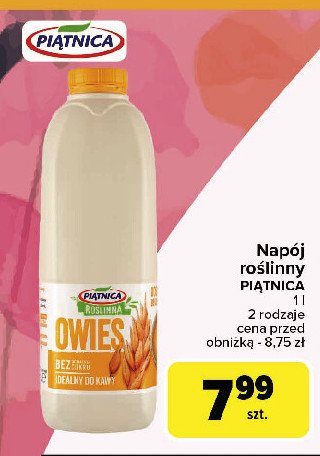 Napój owsiany promocja w Carrefour Market