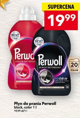 Płyn do prania Perwoll black, color 1 l promocja w LEWIATAN