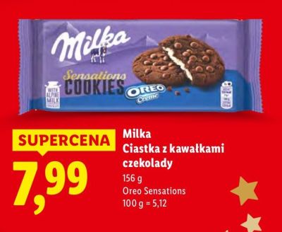 Ciastka z kawałkami czekolady Oreo Sensations  promocja w Lidl