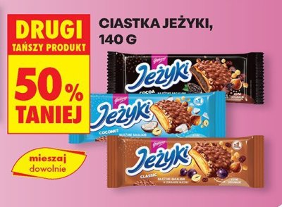 Ciastka wszystkie rodzaje promocja w Biedronka
