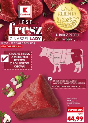 Udziec wołowy ekstra Kaufland promocja w Kaufland