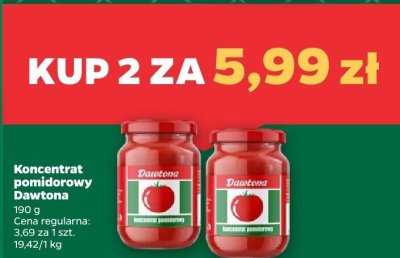 Koncentrat pomidorowy 2 szt. promocja w Netto