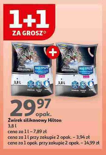 Żwirek dla kota silikonowy Hilton promocja