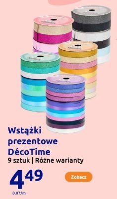 Wstążki prezentowe DécoTime 9 sztuk różne warianty promocja w Action