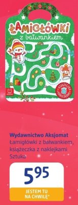 Łamigłówki z bałwankiem Wydawnictwo Aksjomat promocja w Drogerie DM