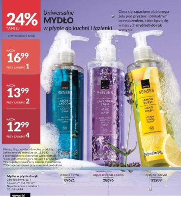 Mydło w płynie Avon Senses Lemon Burst 250ml promocja w AVON