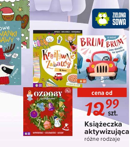 Ozdoby świąteczne Zielona sowa promocja