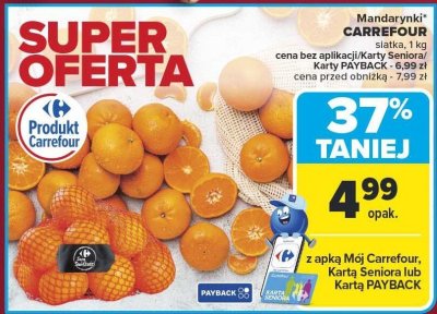 Mandarynki Carrefour promocja w Carrefour Market