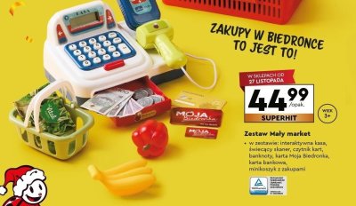 Zestaw Mały market promocja w Biedronka