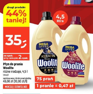 Płyn do prania Woolite różne rodzaje promocja w Dealz
