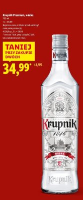 Wódka Krupnik Premium promocja