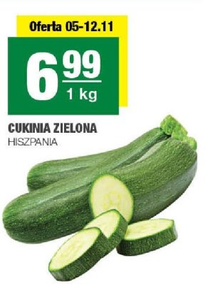 Cukinia zielona Hiszpania SPAR promocja w SPAR