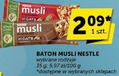 Baton musli Nestle promocja w Euro Sklep