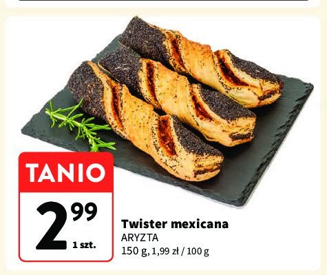 Twister mexicana Aryzta promocja