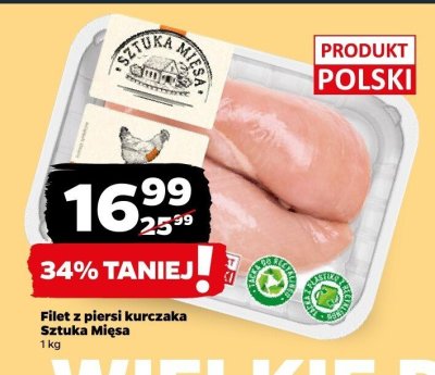 Filet z piersi kurczaka Sztuka Mięsa promocja w Netto