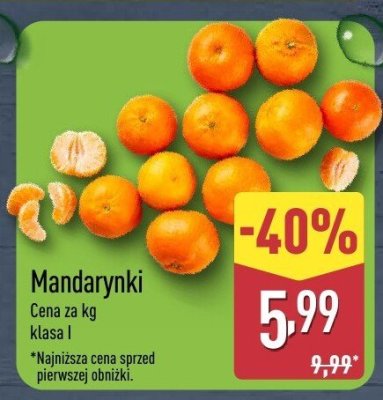 Mandarynki promocja w Aldi