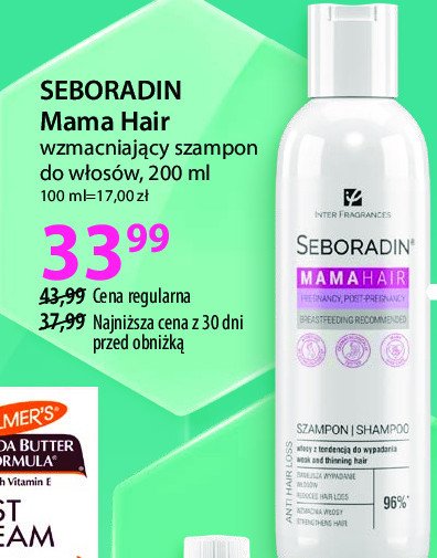 Szampon do włosów wypadających Seboradin mama hair promocja