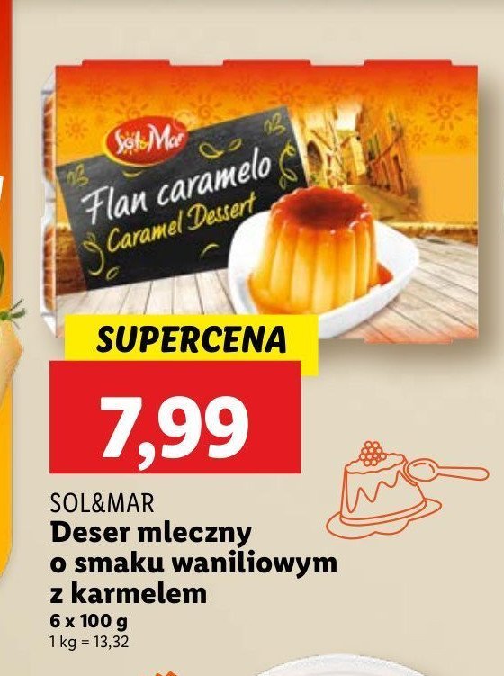 Flan karmelowy Sol&mar promocja