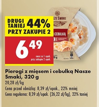 Pierogi z mięsem i cebulką Nasze smaki promocja