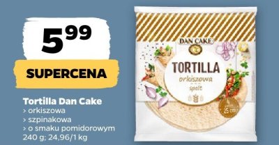 Tortilla orkiszowa promocja w Netto