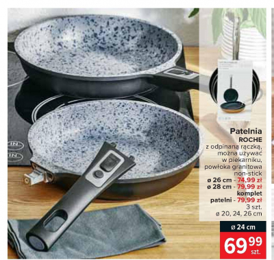 Patelnia roche 28 cm Konighoffer promocja
