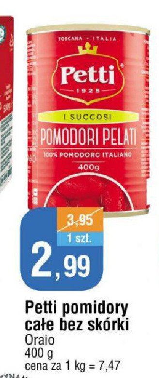 Pomidory bez skóry succosi Petti promocja
