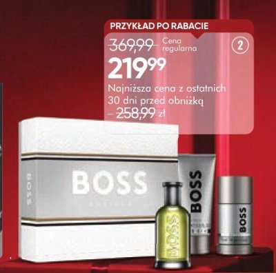 Zestaw HUGO BOSS BOTTLED męska woda toaletowa 100 ml + żel pod prysznic 100 ml + dezodorant 75 ml promocja w Super-Pharm