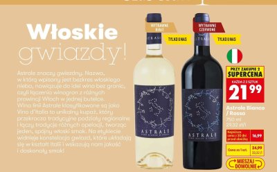 Wino Astrale Rosso promocja w Biedronka