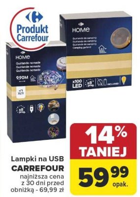 Lampki na USB Carrefour promocja w Carrefour
