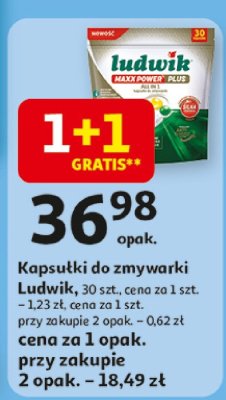 Kapsułki do zmywarki Ludwik promocja w Auchan