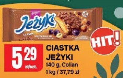 Ciastka Jeżyki 140 g, Colian promocja w Chorten