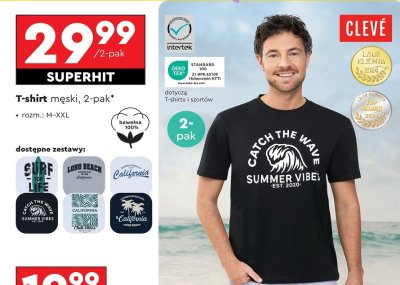 T-shirt męski m-xxl Cleve promocja