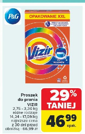 Proszek do prania Vizir platinum promocja