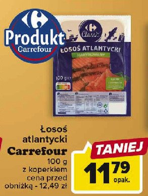 艁oso艣 atlantycki w臋dzony Carrefour promocja