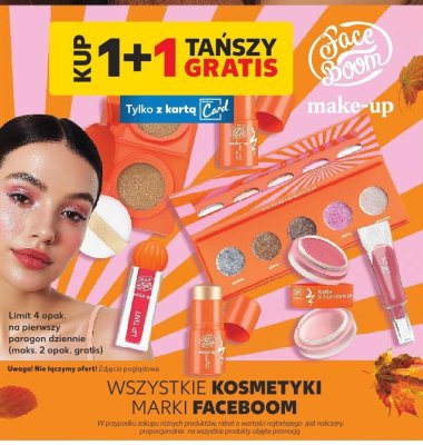 Kosmetyki FACE BOOM make-up 1+1 promocja w Kaufland