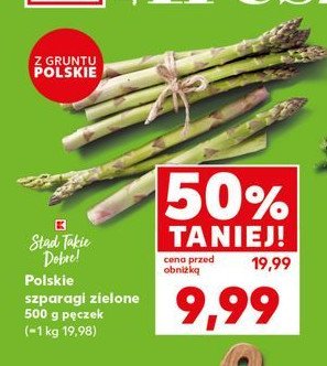 Szparagi zielone K-classic stąd takie dobre! promocja