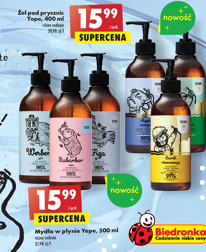 Żel pod prysznic wind odprężenie Yope promocja